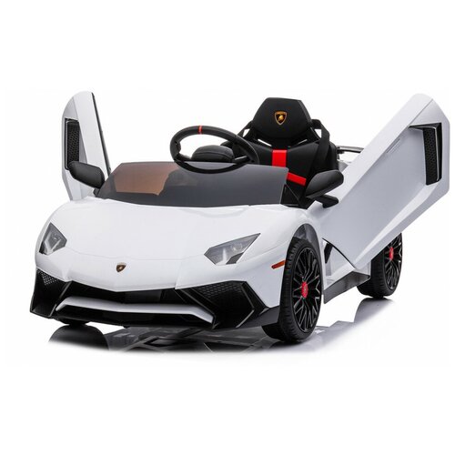 Детский электромобиль Lamborghini Aventador SV Roadster 2WD 12V - BDM0931-WHITE bdm детский электромобиль lamborghini aventador sv roadster 2wd 12v bdm0931 white