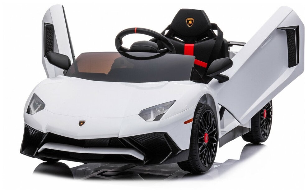 Детский электромобиль Lamborghini Aventador SV Roadster 2WD 12V - BDM0931-WHITE