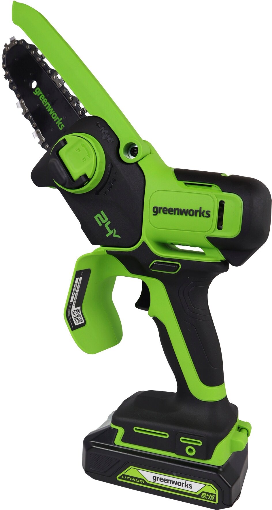 Цепная мини-пила / сучкорез аккумуляторный Greenworks G24MCS10 24V длина шины 10 без АКБ и ЗУ