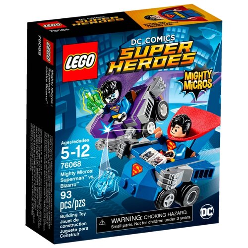 LEGO DC Super Heroes 76068 Cупермен против Бизарро, 93 дет. бизарро фигурка супермен