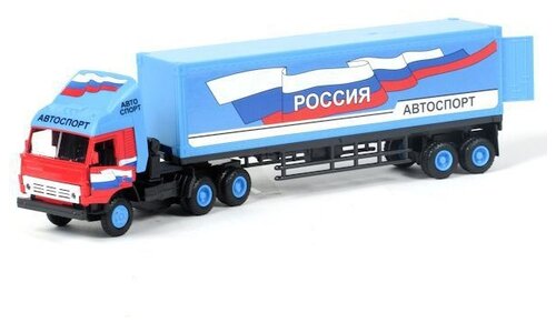 Грузовик ТЕХНОПАРК КамАЗ Автоспорт России (CT10-108-1) 1:43, 31 см ...
