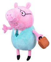 Мягкая игрушка РОСМЭН Peppa pig Папа Свин с кейсом 30 см