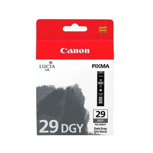 Картридж Canon PGI-29DGY (4870B001), 670 стр, темно-серый