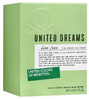 Туалетная вода UNITED COLORS OF BENETTON United Dreams Live Free 80 мл