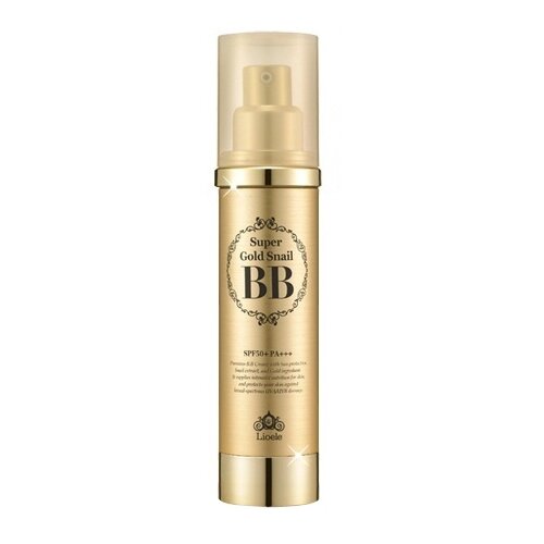 Lioele BB крем Super Gold Snail, SPF 50, 50 мл, оттенок: 23 золотистый беж