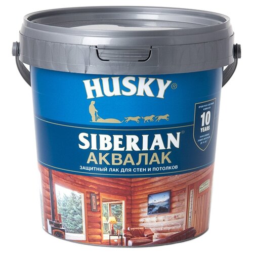 фото Лак HUSKY Siberian Аквалак 0.9 л