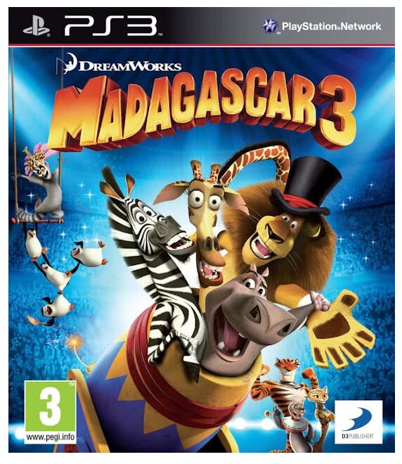 Мадагаскар 3 (Madagascar 3) The Video Game Русская Версия (PS3)