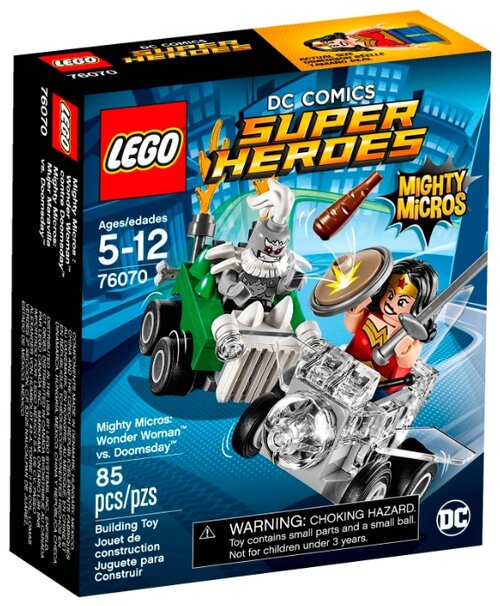 Конструктор LEGO DC Super Heroes 76070 Судный день против Чудо-женщины, 85 дет.