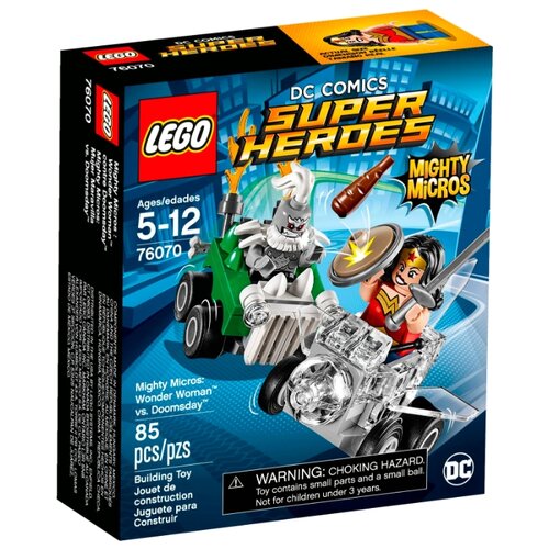 Конструктор LEGO DC Super Heroes 76070 Судный день против Чудо-женщины, 85 дет. конструктор lego dc super heroes 76070 судный день против чудо женщины 85 дет