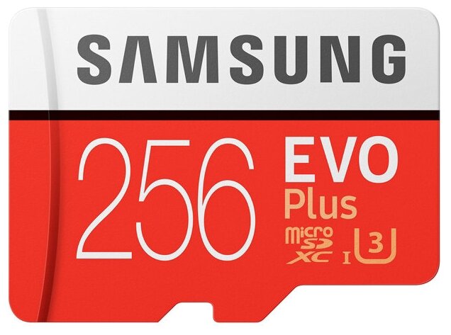 Карта памяти Samsung microSDXC EVO Plus 100MB/s + SD adapter