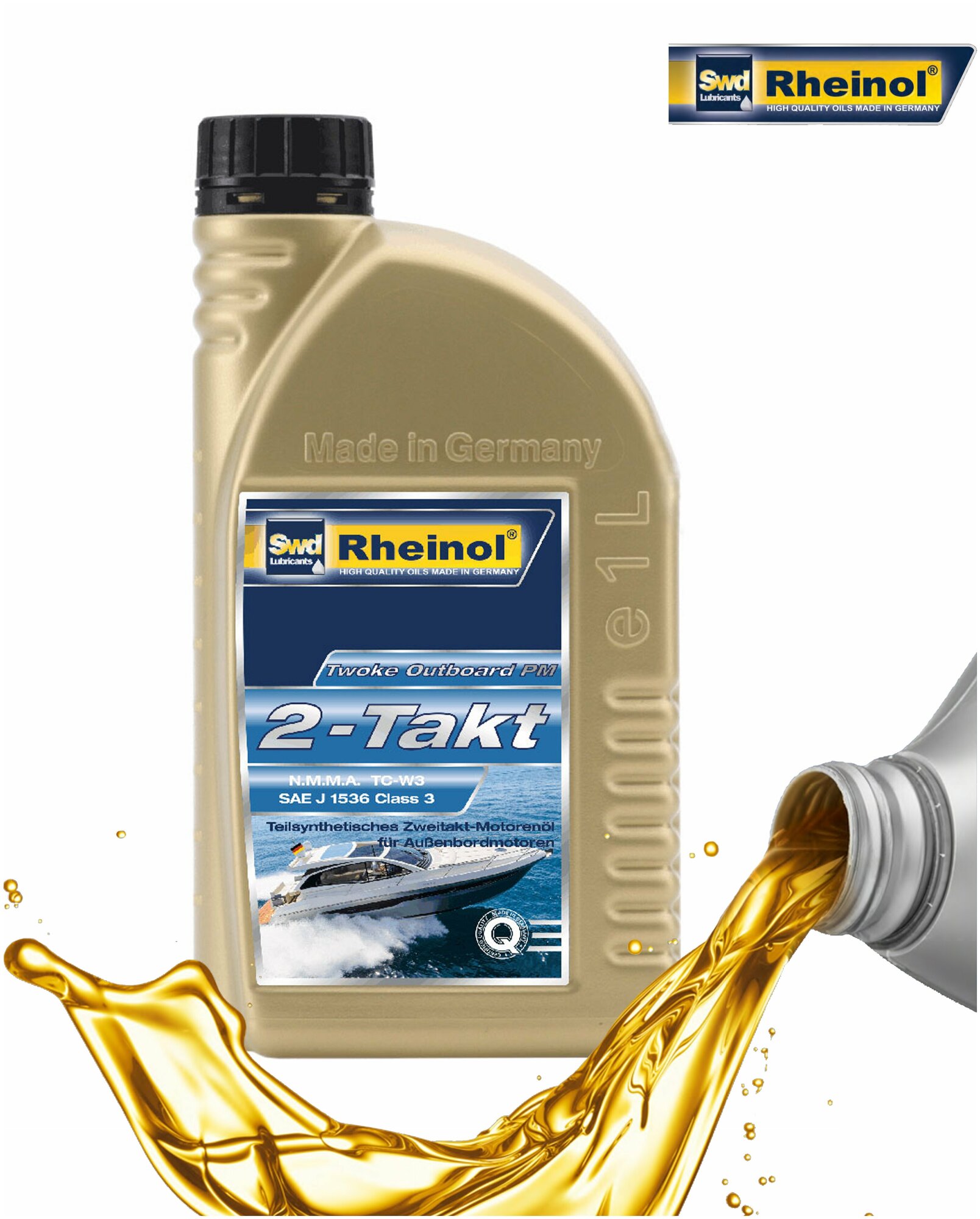 Полусинтетическое моторное масло Rheinol Twoke Outboard PM
