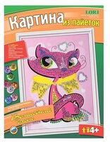 LORI Картина из пайеток Влюбленная киска Ап-006