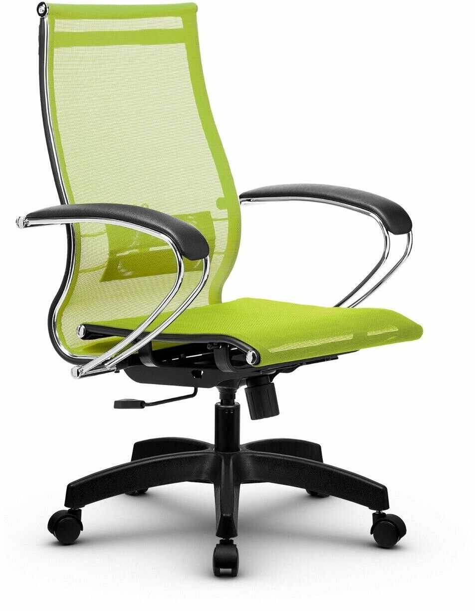 Компьютерное кресло МЕТТА-9(MPRU)/подл.131/осн.001 лайм/лайм