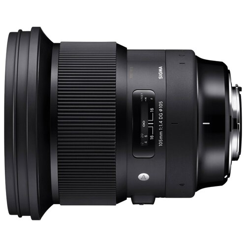 Объектив Sigma 105mm f/1.4 DG HSM Art Nikon F, черный объектив sigma af 14mm f 1 8 dg hsm art nikon f черный