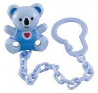 Держатель пустышки Canpol Babies Bear with heart 0 м (1 шт.) желтый