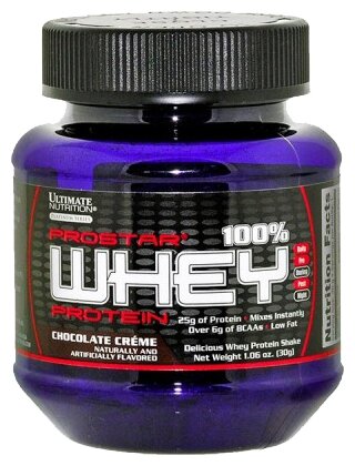 Ultimate Nutrition, Prostar 100% Whey Protein (30 г) (Шоколадный кейк)