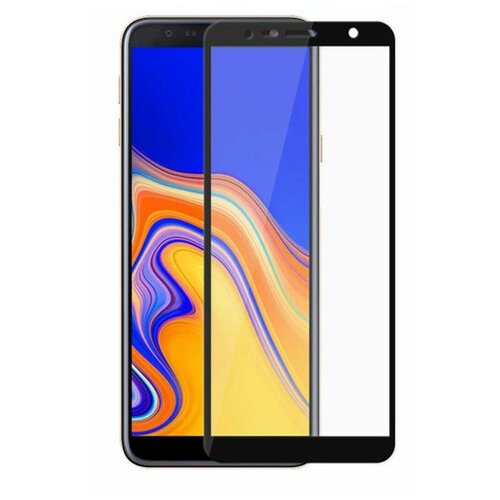 Защитное стекло Полное покрытие для Samsung Galaxy J4 Plus 2018 J415F Черное