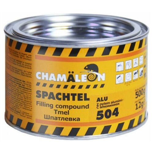 Шпатлевка Chamaeleon, с алюминием, 515 г. 15044