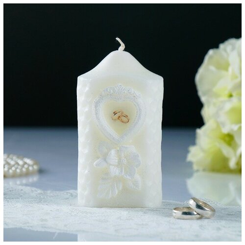 Мастерская «Свечной двор» Свеча-цилиндр свадебная 