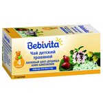 Чай Bebivita Липовый цвет, душица, анис, шиповник, c 4 месяцев 10 шт - изображение