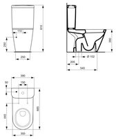 Унитаз Ideal STANDARD Tonic W710301