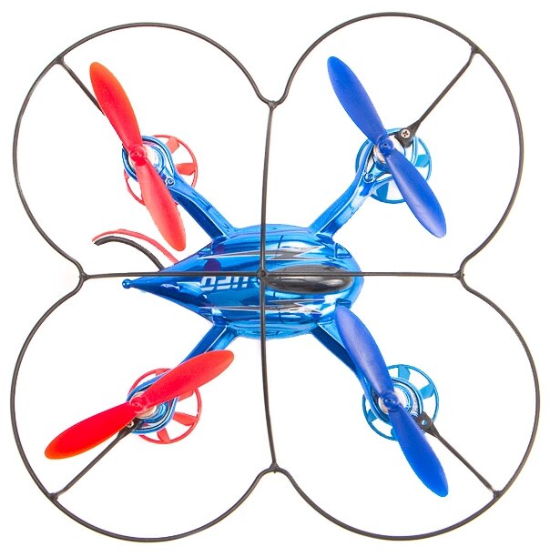 Квадрокоптер WL Toys V343 синий/красный фото 2