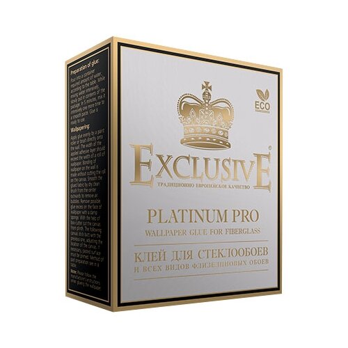 Клей для стеклообоев и стеклохолстов Exclusive Для стеклообоев Platinum Pro 0.25 кг клей для стеклообоев и стеклохолстов oscar сухой 0 4 кг