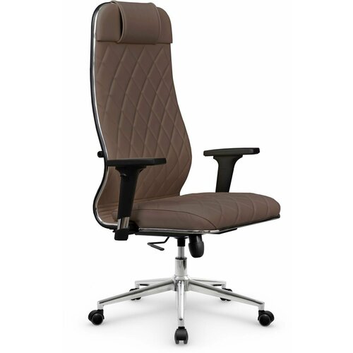 Компьютерное офисное кресло Metta L 1m 40М/2D MPES, Топган OMS, осн. 17853, Светло-коричневое