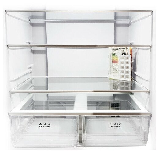 Многокамерный холодильник Ginzzu NFI-4414 черное стекло - фотография № 7