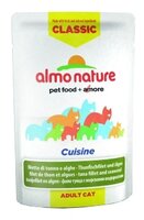 Корм для кошек Almo Nature (0.055 кг) 1 шт. Classic Cuisine Adult Cat Tuna Fillet & Seaweed 0.055 кг