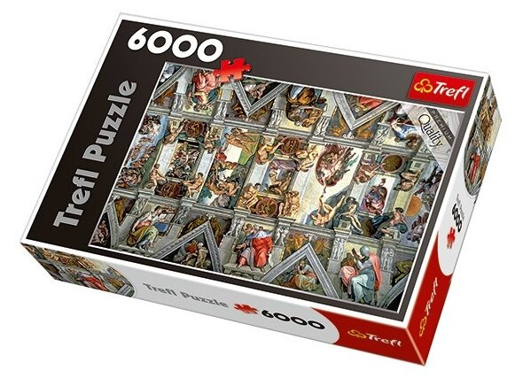Trefl. Puzzle-6000 "Сикстинская капелла" (65000) - фото №1