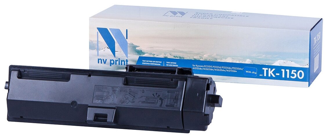 Тонер-картридж NV Print NV-TK1150 для Kyocera ECOSYS P2235d, P2235dn, P2235dw, M2135dn, M2635dn, M2635dw(совместимый, чёрный, 3000 стр.)