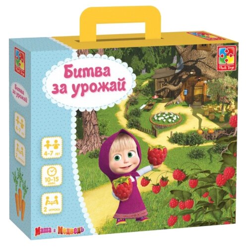 фото Настольная игра Vladi Toys Маша и Медведь Битва за урожай VT2106-04