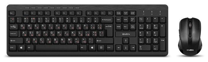 Клавиатура Sven Wireless Kb-c3400m Black (usb) .