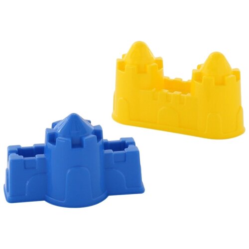 фото Набор полесье замок стена с одной башней + замок стена с двумя башнями 57495