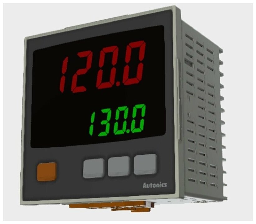 Термоконтроллер TCN 4L-24R с ПИД-регулированием (двойная индикация)температурные Autonics - фотография № 4