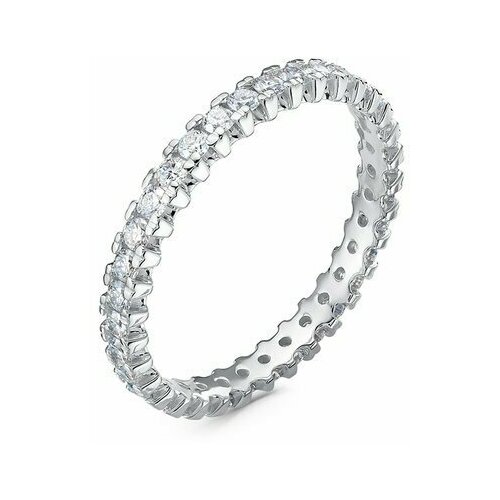 Кольцо Diamant online, белое золото, 585 проба, бриллиант, размер 19 кольцо обручальное diamant online белое золото 585 проба бриллиант размер 19
