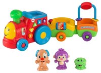 Интерактивная развивающая игрушка Fisher-Price Смейся и учись. Паровозик Ученого Щенка с технологией