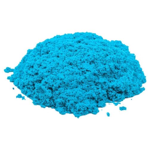 фото Кинетический песок Космический песок Светящийся в темноте KP3GZ, голубой, 3 кг, пластиковый контейнер