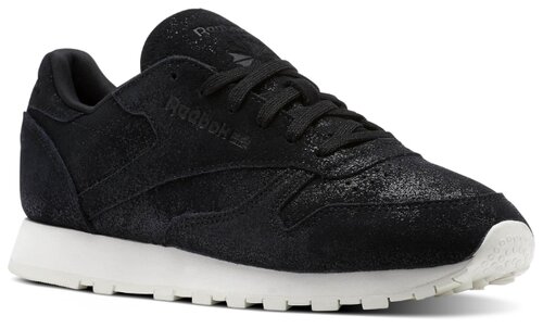 reebok classic leather shimmer black