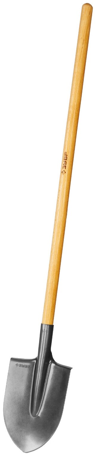 Лопата "фаворит" штыковая, деревянный черенок, ЗУБР Профессионал - фотография № 2
