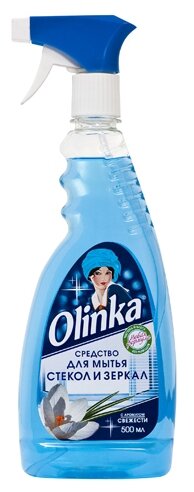 Спрей Olinka для мытья стекол и зеркал Свежесть (триггер)