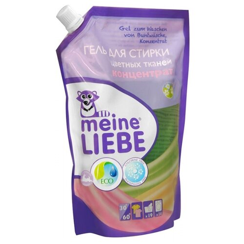 фото Гель Meine Liebe для цветных тканей, 0.75 л, пакет