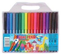 CENTRUM Фломастеры "Fibre Pens" 18 шт. (88503)