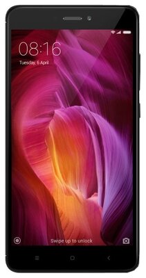 Смартфон Xiaomi Redmi Note 4 4/64GB, micro SIM+nano SIM, черный