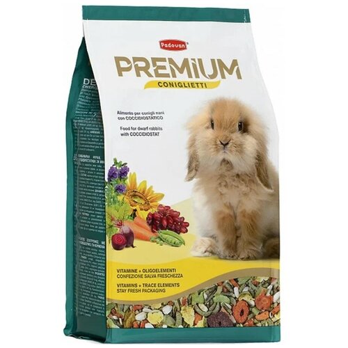 Корм для молодых Кроликов PADOVAN Premium Сoniglietti 2 кг