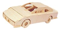 Сборная модель Мир деревянных игрушек Гоночный автомобиль (П143)