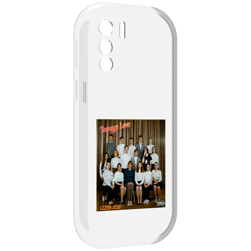 Чехол MyPads Teenage Love LIZER для UleFone Note 13P задняя-панель-накладка-бампер