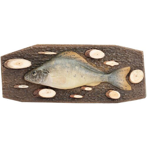 Декоративное панно на стену Ерш (подарок рыбаку, сувенир)