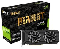 Видеокарта Palit GeForce GTX 1070 Ti 1607MHz PCI-E 3.0 8192MB 8000MHz 256 bit DVI HDMI HDCP Dual Ret